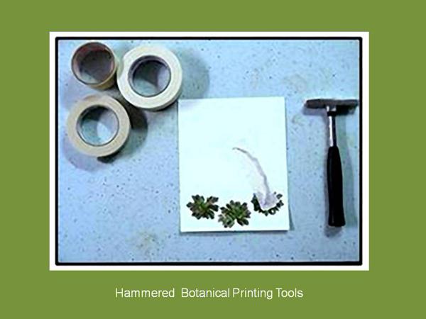 Hammered Botanical Prints
